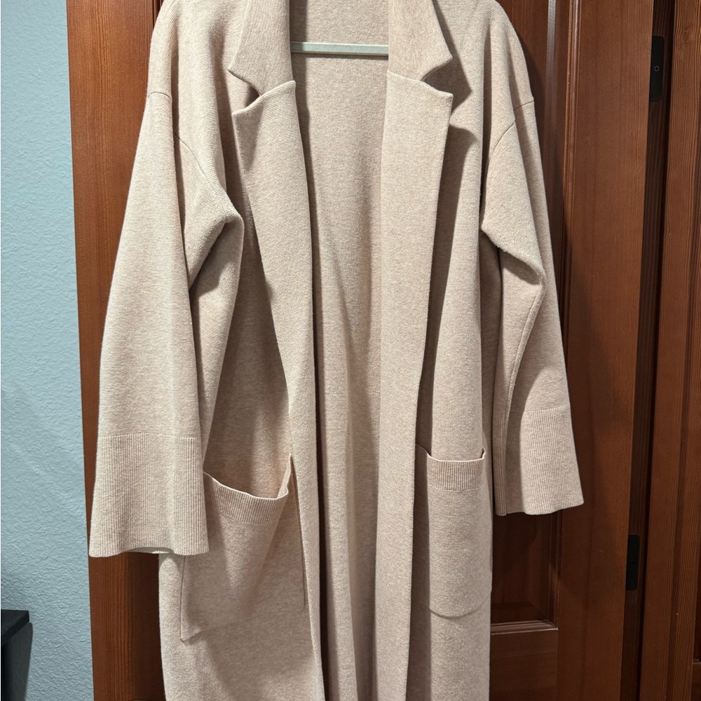 J. Crew Ella Open Front Long Sweater Blazer